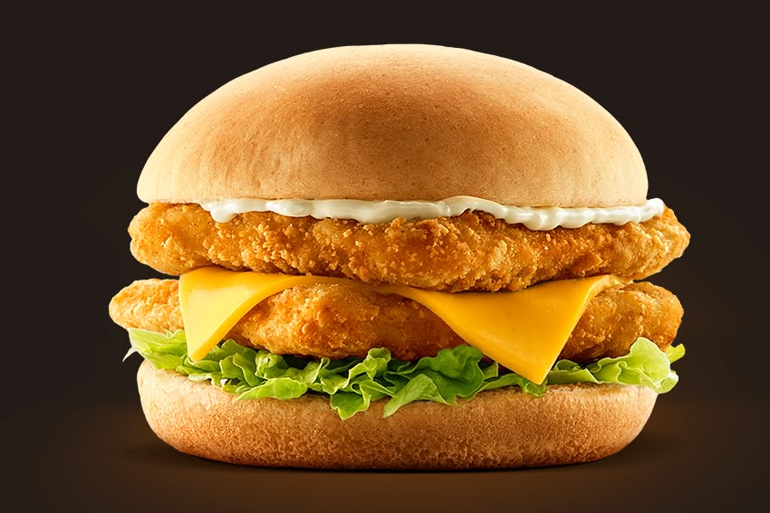 Double Chicken Burger